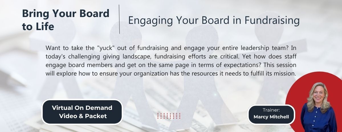 On Demand: Engaging Your Board in Fundraising